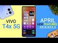 Vivo T4x 5G OriginOS 6 April Update (16.1.12.3.W30) Android 16 New Update T4x