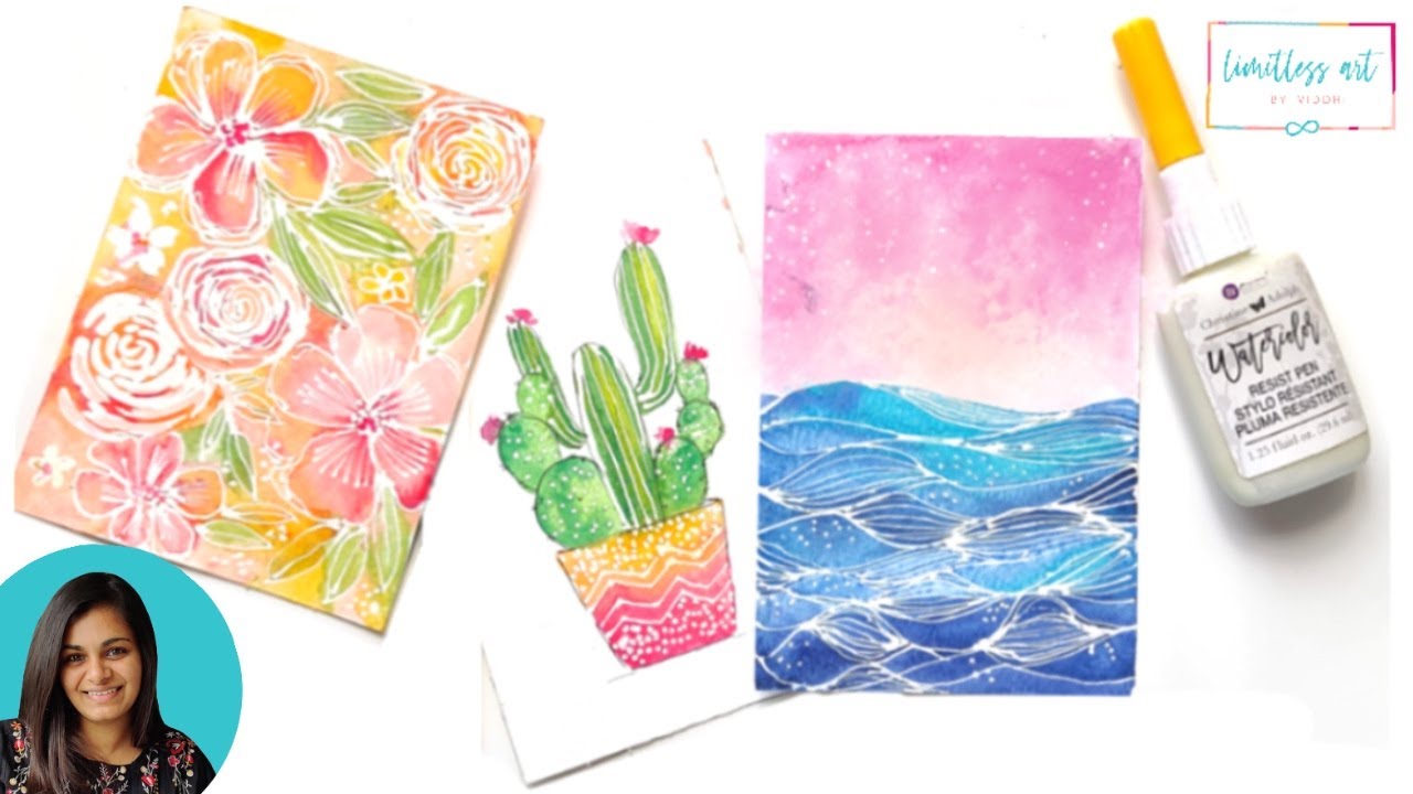 Using Watercolor Masking Fluid on Vimeo