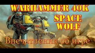 Warhammer 40k Space Wolf впечатления об игре