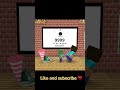 #minecraft I need one more #subscriber #shorts #minecraftshorts #creative #minivlog