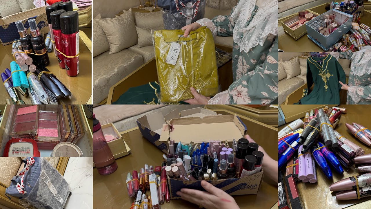 جبتلكم غي الجديد للعيد💖💕 أتقلشي حبيبتي مع أم البنات💞مكياج سلعة أوربية