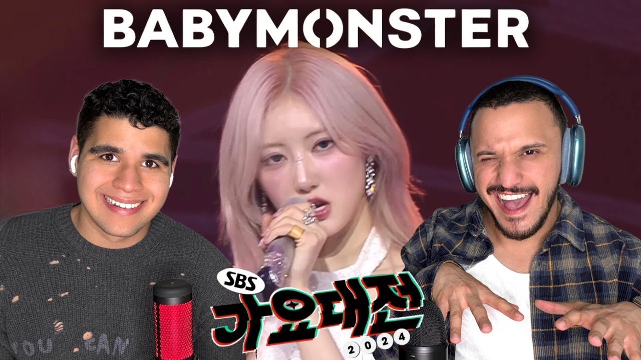 MONSTIEZ REACTING TO BABYMONSTER (베이비몬스터) 'INTRO + DRIP' at @가요대전 - SBS GAYO DAEJEON 2024