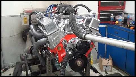 SBC 543hp 383 STROKE ENGINE DYNO RUN FOR DANIEL SOSA BY WHITE PERFORMANCE AND MACHINE