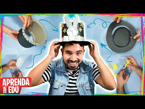 DIY 🎩 CARTOLA DE PAPEL FÁCIL para FANTASIA DE CARNAVAL 2022
