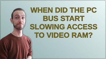 Retrocomputing: When did the PC bus start slowing access to video RAM?