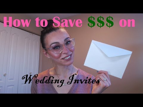 How to Save Money on Wedding Invitations | Wedding Series