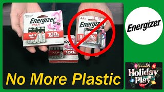 Energizer's No-Plastic AA Packaging are also Dispensers @Holiday of Play 2025