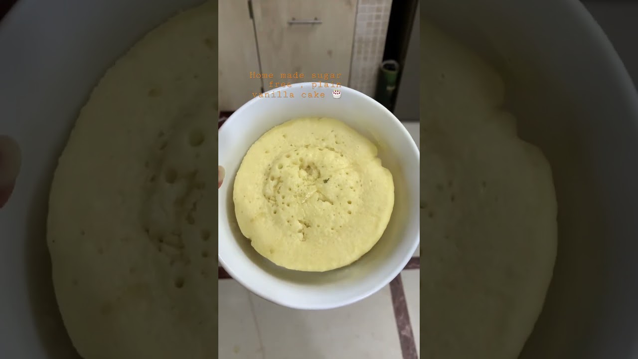 Homemade Sugar Free Vanilla cake 🎂 