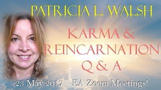 Patricia Walsh on Karma and Reincarnation 2017 - Evolutionary Astrology Zoom Meeting