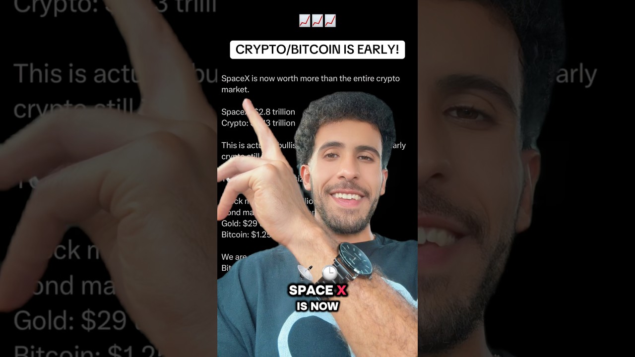 CRYPTO vs. SPACEX STOCK!!!📈#crypto #cryptocurrency #bitcoin #btc