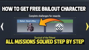 HOW TO UNLOCK GET FREE BAILOUT RAVENS WING IN SURVIVAL OF THE FITTEST ALL MISSIONS CHALLENGES SOLVED
