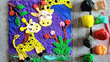 Động Vật Hoang Dã Ở Châu Phi| Mĩ Thuật Lớp 5| Nặn Con Vật| Tranh Miết Đất Nặn