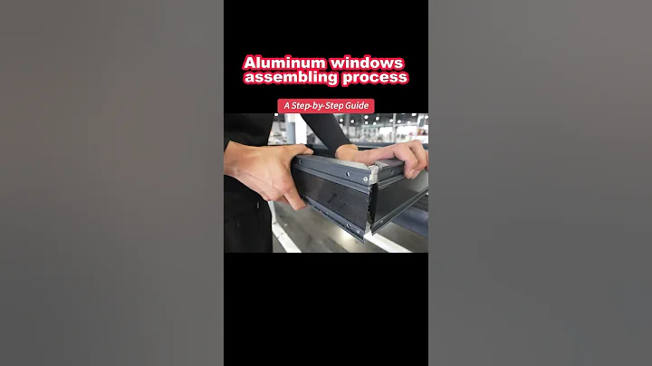 Aluminum windows assembling process #aluminium #aluminumwindows #factory #assembly #process