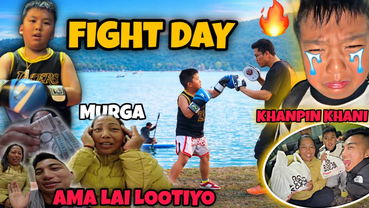AAMA LAI LOOT PAT 💸 || AJA HAMRO FIGHT DAY!!!