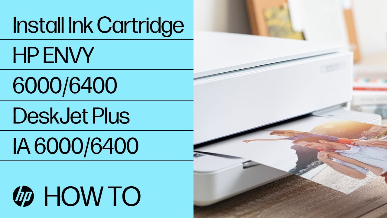 HP ENVY 6000 Series Ink Cartridge Change 