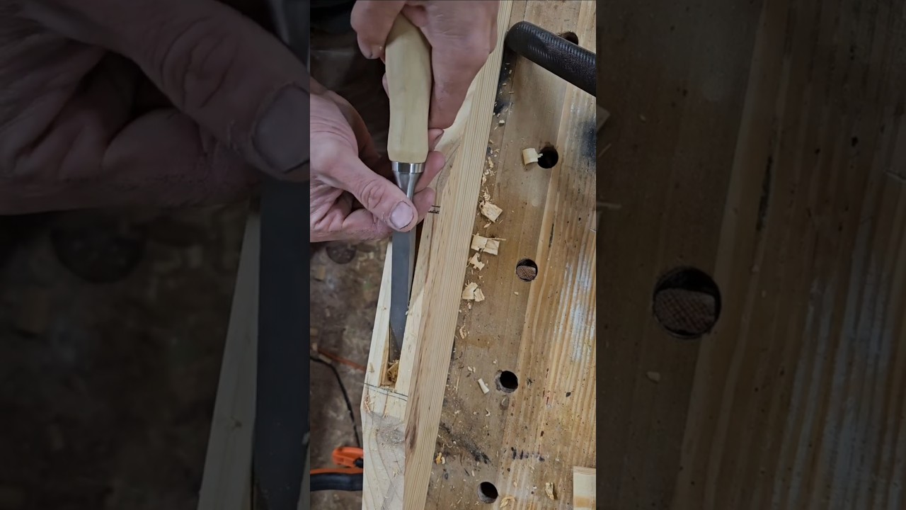 The best way to make a mortise! woodworking for beginners! 