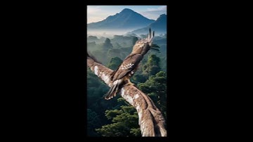 The Majestic Javan Hawk-Eagle – Indonesia’s National Bird! 🦅🇮🇩 #Shorts #trending #trendingshorts