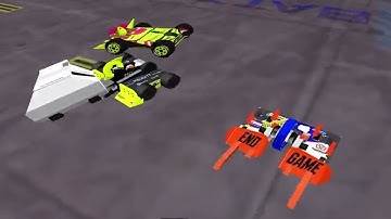 Is End Game the most Powerful Spinner in Battlebots? - TheDominusIgnis plays Robot Arena 2