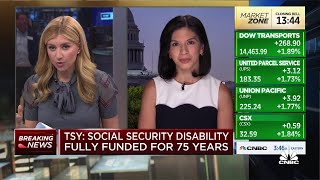 Social Security Trust Fund Good Through 2034, Ss Disability Fully Funded For 75 Years