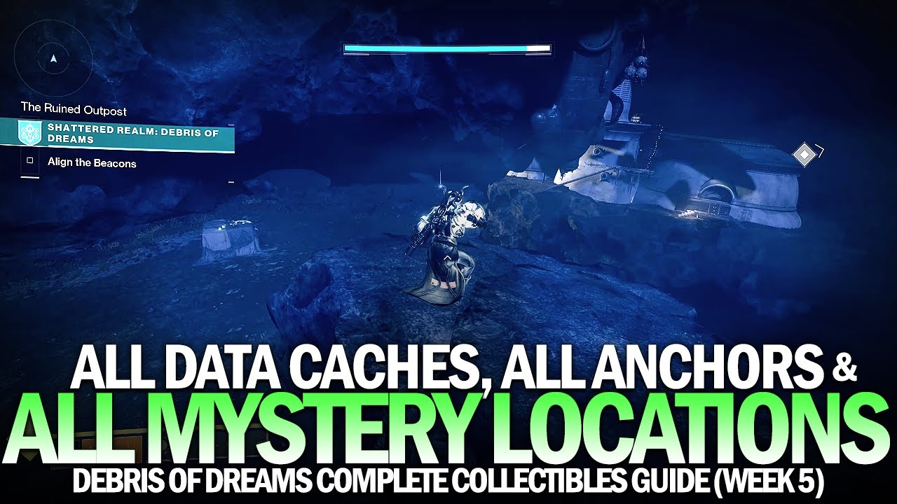 All Mysteries, Anchors & Data Caches - Complete Debris of Dreams Locations Guide [Destiny 2]
