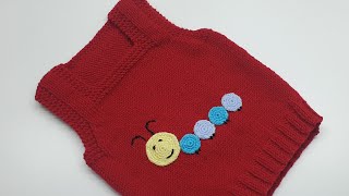 Kolay Süveter Modeli̇ Kare Yaka Çocuk Süveteri̇