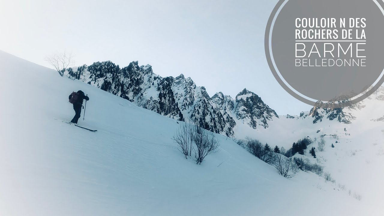 Coool-oir Nord des rochers de la Barme - Ski de rando - Belledonne ...