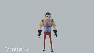 All New Neighbor Animations Hello Neighbor 2 - Patch 7