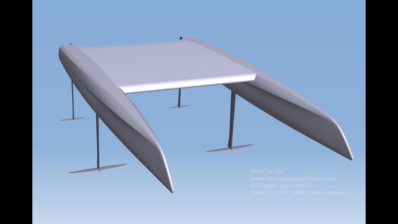 Foiling catamaran iFLY15 production start | high-tech made in Europe -  CEC Catamaran Europe Central