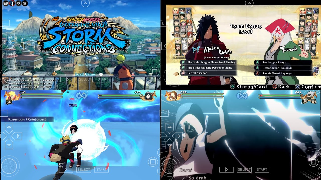 [UPDATE] Naruto Ultimate Ninja Storm Connections X Naruto Impact Modpack - PPSSPP Android