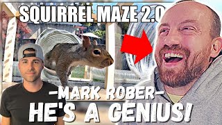 SQUIRRELS GONE WILD! Mark Rober Backyard Squirrel Maze 2.0- The Walnut Heist (REACTION!)