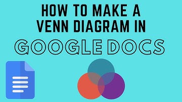How to Make a Venn Diagram in Google Docs