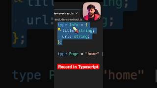 Record Type in Typescript