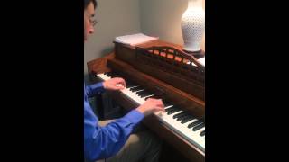 "Jolly Old Saint Nicholas" ending, with elementary chords - demonstration