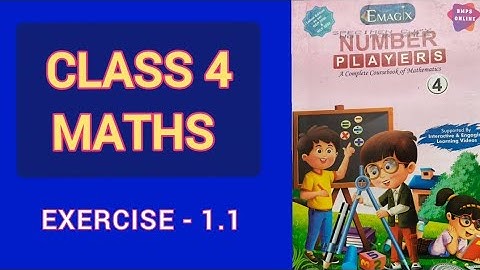CLASS 4 | MATHS | CHAPTER 1 LARGE NUMBERS | EX - 1.1 #MITTSURE @BMPSOnline