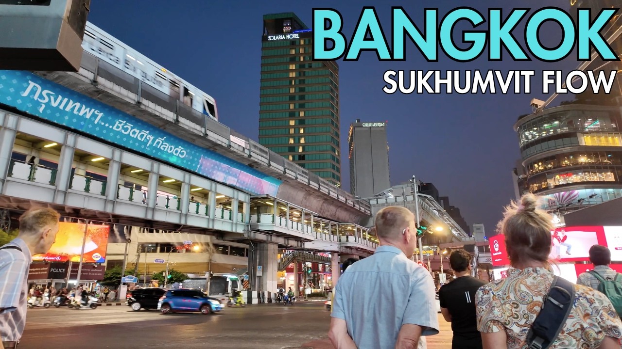 Walking Sukhumvit at Night — Phrom Phong to Siam