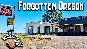 Desolate en lege achterafstraatjes van Oregon ||| Spooksteden, vergeten plaatsen