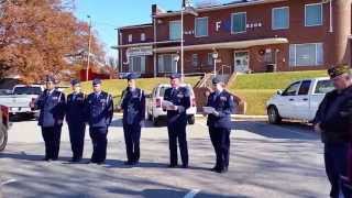 US Flag Retirement Ceremony 15 Nov 2014