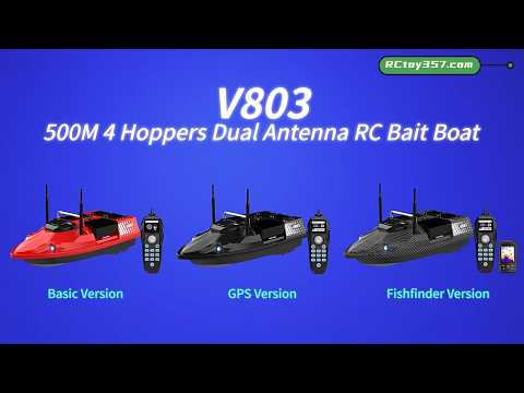Flytec V803 Pro Load Capacity 500m Built-in Sonar Fish Remote Carp Fishing Bait Boat