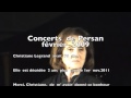 Christiane Legrand, Hommage à Michel Legrand , (concerts de Persan).