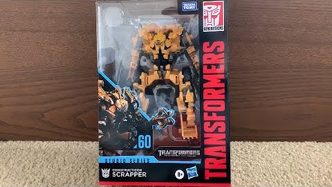 Transformers Studio Series 60 Voyager Class Constructicon Scrapper Unboxing