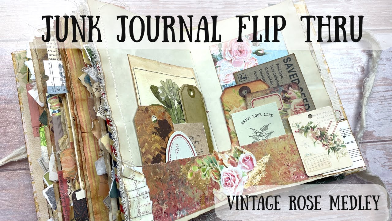 junkjournal【fleur】 8 JPG Rainbow Floral Junk Journal Pages,digital Download,junk