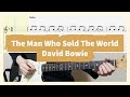 David Bowie - The Man Who Sold The World Guitar Cover with Tab