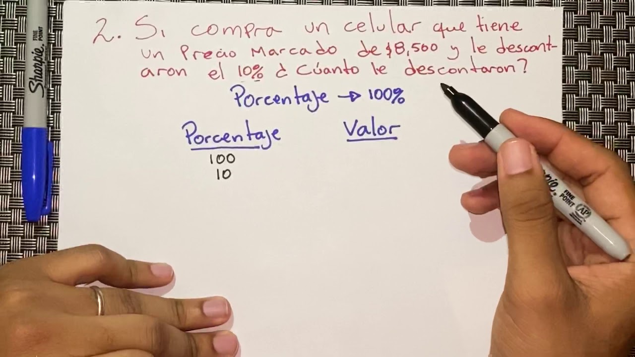 Porcentajes y descuentos solucion de problemas (ejercicio #2) - YouTube