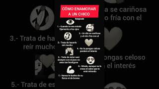 cómo enamorar a un chico. #psicologia