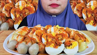 ASMR Siomay Bumbu Kacang Super Creamy 😋 | Indonesian Peanut Sauce Dumpling Sounds