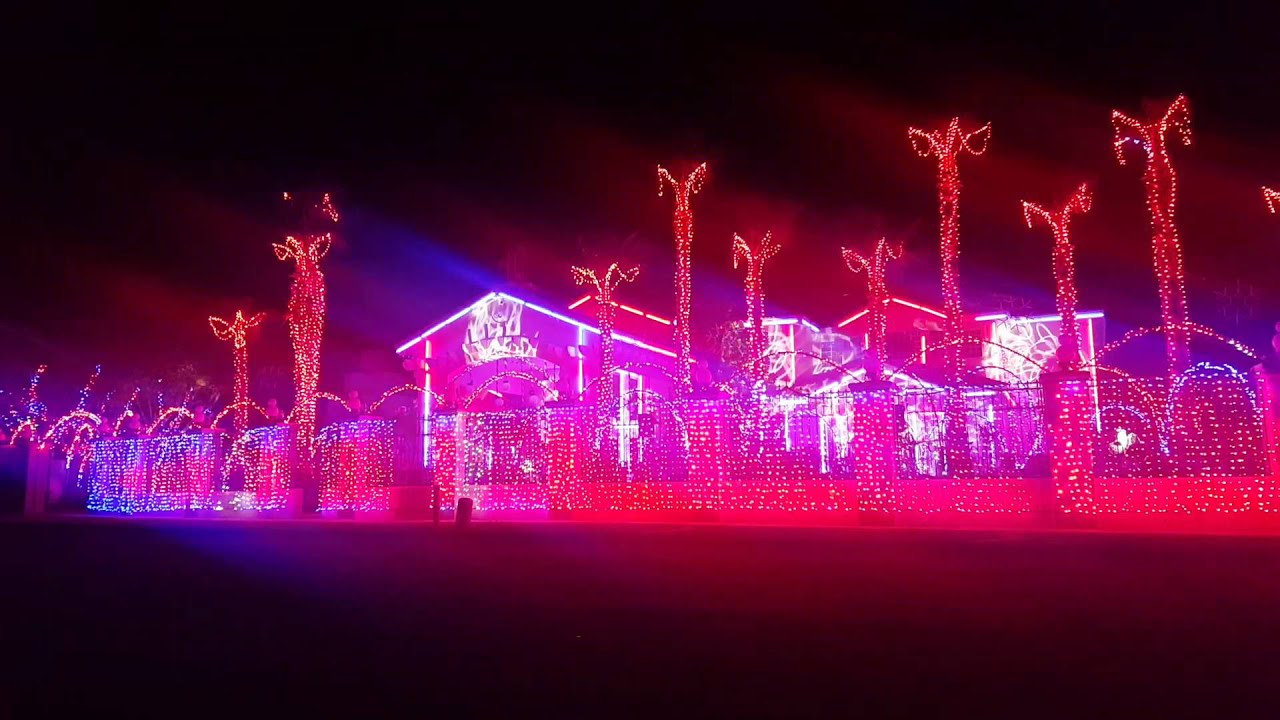 Fred Loya Christmas light show 2015 YouTube