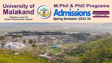 University Of Malakand Admission 2023 | How To Apply In University Of Malakand | UOM Fee Structure