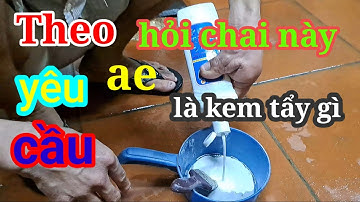 KEM TẨY RỬA SUMO SIÊU SẠCH,,THEO YÊU CẦU AE HỎI CHAI NÀY LÀ CHAI GÌ CÁCH SỬ DỤNG SAO,VŨ RX VLOG