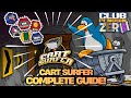 THE ULTIMATE CART SURFER GUIDE – STAMPS, TRICKS &amp; MODES 💥 | CLUB PENGUIN ZERO