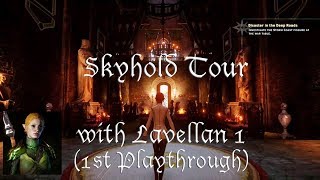 Skyhold Tour with Lavellan 1 (Dragon Age Inquisition 1st Playthrough)